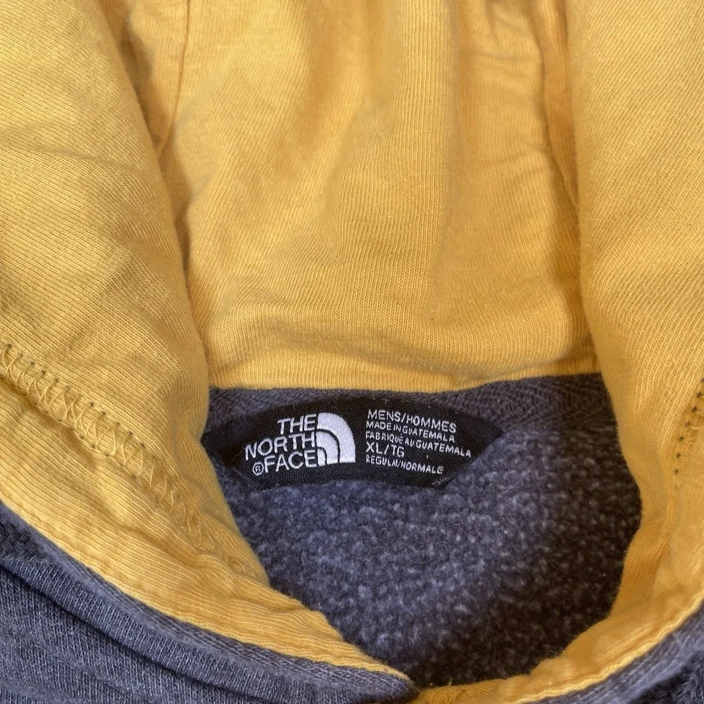 The North Face Pullover Gray Hoodie Great Smokey Mountain Mens Size XL